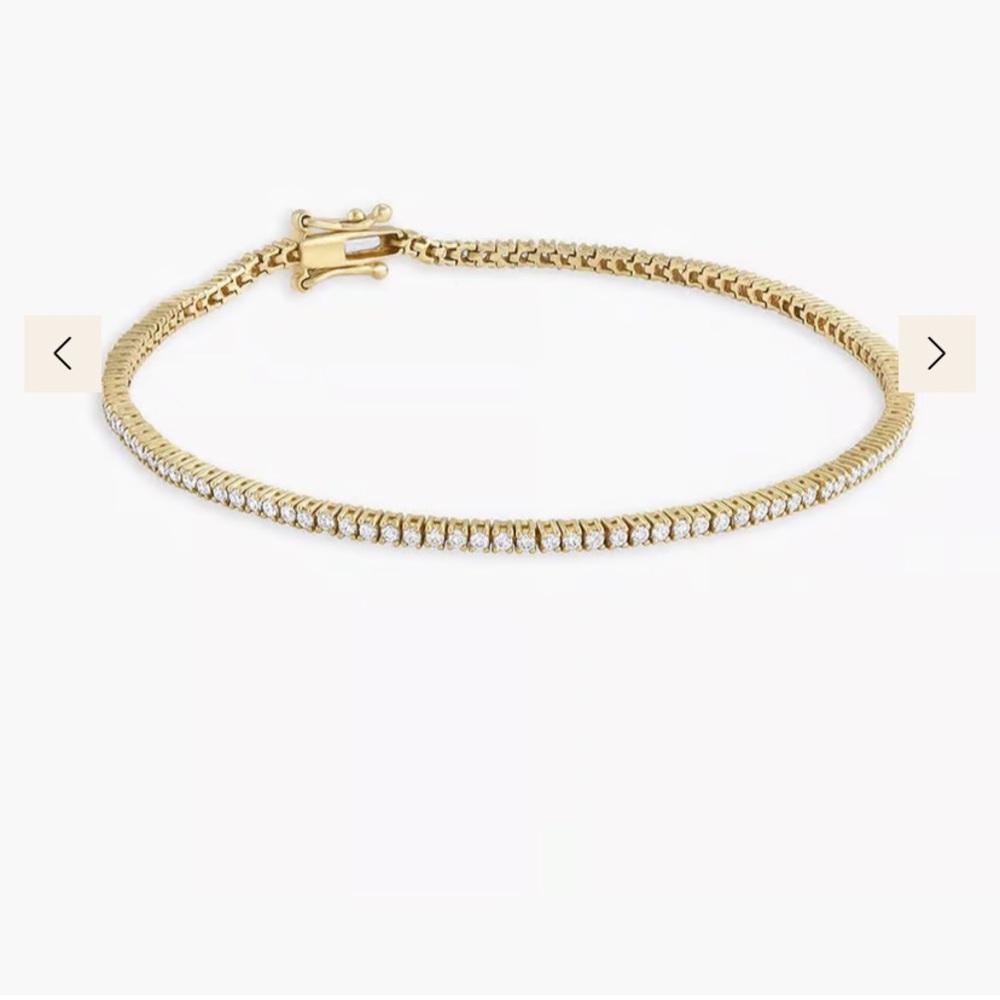Gorjana Diamond Melbourne Tennis bracelet 6.5”